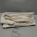 ULG 1-Pack Over Door Organizer with 5 Large Pockets 10 Mesh Side Pockets, 44 lbs Weight Capacity Hanging Storage Organizer with Clear Window for Bedroom Bathroom Kitchen, RV, Camper, Beige