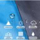 IPROCAS Beach Blanket 82.67’’x78.74’’ Blue Waterproof Sandproof Waterproof, Extra Large, Comfortable, Lightweight Blanket for Beach, Camping and Travel