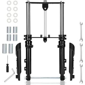 Mini Bike Suspension Kit,Mini Bike Front Suspension Fork for Mega,Coleman and Many Others-Great Upgrade for Most Mini Bikes,Small Motorcycle Shock Absorber Fork Frame Upgrade Kit