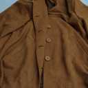 Faux Suede Jacket Women Fall Fashion 2025 Leather Jackets Long Sleeve Button Down Winter Coats Shackets Outerwear L