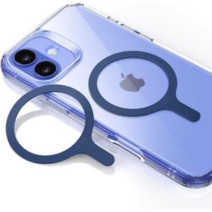 ESR Magnetic Ring 360 (HaloLock), Compatible with MagSafe Ring, Universal Magnetic Conversion Kit Compatible with MagSafe Sticker, for iPhone 15/14/13/12/11, Galaxy S23/S22/S21 and More, 2 Pack, Blue
