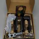 HIDALIFE Keyless Entry Door Lock with Keypad and Handle for Front Doors, Touchscreen Electronic Door Lock, Anti-peep Password, Auto-Locking, Matte Black