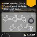 3.7 Cylinder Head Gasket Set with Bolts, Compatible with 2005-2013 Dodge Dakota Jeep Grand Cherokee Mitsubishi RAM 1500, Replaces HS26229PT-1 ES71129-1, Fits 3.7L V6 SOHC Engine