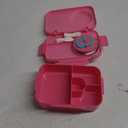 DaCool Upgraded Kids Lunch Box with Thermo for Hot Food 1400ml Child Bento Box for Kids with 5oz Small Thermo for Girls Boys with Fork Spoon Leakproof for Dining Out School Work Picnic, Rose-pink