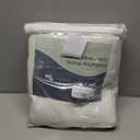 Natural Cream Linen Curtains 105 Inch Length 2 Panels for Living Room Bedroom, Light Filtering Sheer Curtains 105 Inches, Modern Farmhouse Grommet Semi Sheer Soft Privacy Drapes