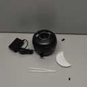 Dental Ultrasonic Retainer Cleaner Machine - 45kHz Dental Cleaning Pod with 4 Modes, Digital Timer & 200ML Capacity for Denture, Mouth Guard, Aligner, Night Guard, Braces, Toothbrush Head & Jewelry (Black)