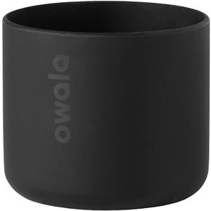Owala Silicone Water Bottle Boot, Anti-Slip Protective Sleeve for Water Bottle, Protects FreeSip, Twist, and Flip Stainless Steel Water Bottles, 32 Oz, Black
