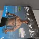 Ally Peaks Pull Up Bar for Doorway | Thickened Steel Max Limit 440 lbs Upper Body Fitness Workout Bar| Multi-Grip Strength for Doorway | Indoor Chin-Up Bar Fitness Trainer for Home Gym Portable (silver1)