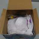 Interactive Cat Toys for Indoor Cats,4-in-1 Automatic Kitten Toy with Laser, Fluttering Butterfly, Moving Feather & Track Balls, USB Rechargeable Self-Play Electronic Toy for Kittens & Adults (White)