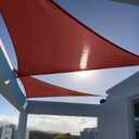 SUNNY GUARD Sun Shade Sail 16'x16'x16' Triangle Terra UV Block Sunshade for Backyard Yard Deck Patio Garden Outdoor Activities and Facility(We Make Custom Size)