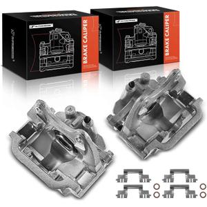 A-Premium Disc Brake Caliper Assembly with Bracket Compatible with Select Cadillac, Chevy and GMC Models - Escalade, Avalanche, Silverado 1500, Suburban 1500, Tahoe, Sierra 1500 and more - Rear Side