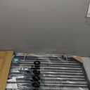 Babelio Baby Gate for Stairs, Kitchen & Doorways, No Bottom Bar| One-Handed Operation| Auto-Close| Hardware Mount (Drill Needed) Safety Dog/Pet Gate (Black - B17, 26-43" W, 28" H)