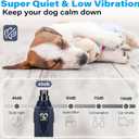 Casfuy 6-Speed Dog Nail Grinder - Newest Enhanced Pet Nail Grinder Super Quiet Rechargeable Electric Dog Nail Trimmer Painless Paws Grooming & Smoothing Tool for Large Medium Small Dogs (Blue)