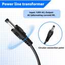 AC Power Supply Adapter Compatible with Nintendo NES Game Console MW41-0900800A 7-38012-24010-6 NES-001 NES-002 NES-101 Power Cord Transformer