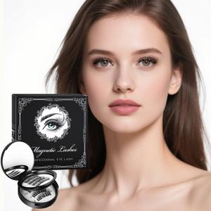 2025 Magnetic Eyelashes 4 Pairs Kit 3D Natural Reusable Lashes with Applicator, No Glue Eyeliner Needed, Waterproof & Hypoallergenic False Eyelashes for Daily/Party/Wedding (8)