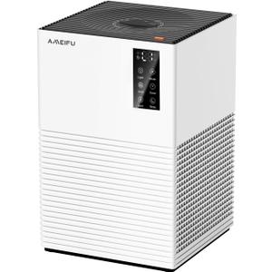 Air Purifier for Home Large Room Up to 1200 Sq Ft, Air Cleaner with H13 Filter, Air Quality Sensor, 4 Timers, 3 Speeds Fan, Quite Air Purifier for Dust, Pet Hair, Pollen (Remote Control Not Include) (Off-white)