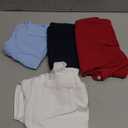 OHD 4 Pack Boys Polo Shirt Cotton School Uniform Polo Shirts for Boys Soft Kids Polo Shirt Multiple Color Short Sleeve Polo (X-Small, Navy Bluesky Bluewhitered)