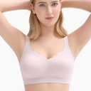 Bras for Women No Underwire, Wireless Bras with Support, Breathable Padded Everyday Bra