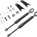 Tailgate Lift Assist For Nissan Frontier D40 2005-2021 SG325900EZ Pickup Slow Down Strut Arm Easy Up Rod Shock Damper 2PCS (Pure Black)