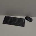 TECKNET Wireless Keyboard and Mouse Combo, Mini Cordless Computer Keyboard and Mouse Set 2.4GHz, Silent Adjustable 1600 DPI, Quiet Click, Lag-Free for Computer, Laptop, PC, Windows, Mac, Chrome OS (Black)