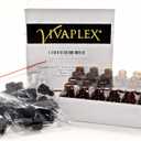 Vivaplex, 24, Amber, 15 ml (1/2 oz) Glass Bottles with Glass Eye Droppers for Essential Oils