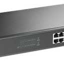TP-Link TL-SG1024 | 24 Port Gigabit Ethernet Switch | Plug and Play | Sturdy Metal w/Shielded Ports | Rackmount | Fanless | 3 Year Manufacturer  Unmanaged, Black