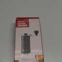 Mini Manual Coffee Grinder with 40 Adjustable Settings, Portable Hand Coffee Bean Mill with 30g Capacity, Conical Burr Coffee Grinder with Crank for Travel, Camping, Office, Espresso, Pour Over, etc (M01 Black)