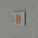 VOCH GALA Nipple Covers 2 Pairs-Seamless and Sheer Adhesive Silicone Nipple Pasties for Women Reusable, Sticky Breast Petals (Medium (Fits A-C Cups), (Creme)