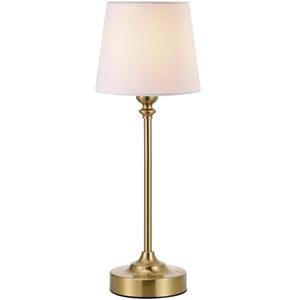 Cordless Table Lamp Rechargeable Gold - 1 Pack Brass 4000mAH Battery Operated Lamp for Decor, 3000K Stepless Dimming Touch Control Wireless Lamp for Bedroom, Dining Table, Counter, Living Room