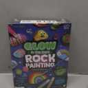 Dan&Darci Kids Rock Painting Kit - Glow in The Dark - Gifts Arts & Crafts for Boys and Girls Ages 6-12 - Craft Activities Kits - Creative Art Toys for 6, 7, 8, 9, 10, 11 & 12 Year Old Kid