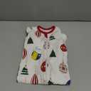 O2 BABY Baby Boys Girls Organic Cotton Zip-Front Sleeper Pajamas, Footed Sleep 'n Play(6-12 months)