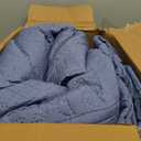 Love's cabin Oversized King Size Quilt Bedding Set Bluish Grey Bedspreads - Oversized King Lightweight Bedspread Comforter - Coin Pattern Coverlet for All Season - 3 Pieces (1 Quilt, 2 Pillow Shams)