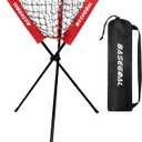 Baseball Caddy,Portable and Foldable for Softball Training,Black