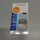 Scientific Calculators, IPEROT Black Math Calculator with 417 Function, Solar Battery Power and 4-Line Display, School Supplies for Middle High College Students Teachers (Black 991ES)