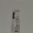 MioHHR Slim Metal Band Compatible with Apple Watch Band 42mm(Series 11 10) 41mm(Series 9 8 7) 40mm(Series 6 5 4 SE3/2/1) 38mm(Series 3 2 1),Stainless Steel iWatch Bands for Women,Silver/Gold