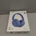 TALIX H30 Hybrid Active Noise Cancelling Headphones, 110H Playtime Hi-Res Audio Bluetooth 6.0 Wireless Over Ear ANC Headphones for Commute/Workout/Gym (Blue)