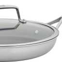 ZWILLING Energy Plus 10-inch Stainless Steel Ceramic Nonstick Fry Pan with Lid