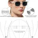 MARE AZZURO Outdoor Reading Glasses Women Filter UV Sunglasses Readers 0.5 0.75 1.0 1.25 1.5 1.75 2.0 2.25 2.5 2.75 3.0 3.25 3.5 3.75 4.0 (Transparent, 3.75)