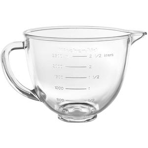 KitchenAid 3.5 Quart Tilt-Head Glass Bowl - KSM35GB, Clear