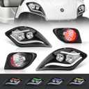 10L0L Golf Cart Light Kit for Yamaha Drive 2 (2017-Up) - 12V/36V/48V Plug & Play Headlight with Built-in DC Converter, APP Control, RGB,DRL, Turn Signals, Brake Lights & Horn