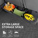 Rear Underseat Storage Compatible with 2019-2025 RAM 1500 Crew Cab Pickup Under Seat Organizer Bin (ABS - Black, 2019+ RAM 1500)