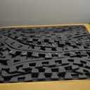 ProsourceFit Exercise Puzzle Mat -inch, EVA Interlocking Foam Floor Tiles for Home Gym, Workout Equipment, Kids Play Areas, Black, 144 SQ FT - 36 Tiles