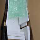 Versatile 7 Tier Wall Shelf Unit, White Lack Wall Shelf, Display Floating Shelf with LED Remote Control Light