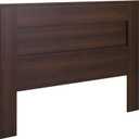 Prepac Stylish Flat Wood Panel Headboard for Queen Size Beds, Simplistic Wooden Queen Headboard 2.25" D x 64.5" W x 48" H, Espresso, EHFQ-1301-1