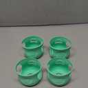 Pack of 4 Silicone 4 Oz Bottle Cover, Food Grade, Anti Fall, Insulated, Easy to Clean, Dishwasher Safe with Quick Drying, Ideal for Home Use or Traveling, Suitable for 120ml Glass