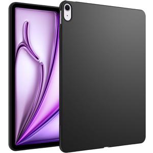 Case for New iPad Air 13 inch (M3/M2-2025/2024), Slim Design Soft TPU Protective Cover for iPad Air 13" Tablet,Black