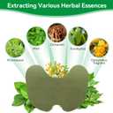 60Pcs Knee Patches - Fast Acting Relief for Knee, Joint & Muscle Discomfort, Wormwood Extract, Long-Lasting Soothing Support for Joint/Back/Neck/Shoulder