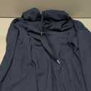 Dokotoo Womens Hoodies Casual Waffle Knit Long Sleeve Drawstring Pullover Sweatshirts Lightweight Hooded Tops (Large, Dark Blue)