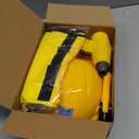 HUUIDY Construction Worker Costume for Kids, Toddler Dress Up Clothes with Kids Tool Set, Construction Vest & Hat, Helmet Light, Electric Drill, Toddler Costumes Pretend Play Toys for Boys Gift Age 4+