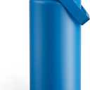 ENCOOL Insulated Water Bottle with Straw Stainless Steel Water Bottle, Leak-Proof, BPA-Free, Double Wall Vacuum Keeps Cold for 24 Hours for Sports, Travel, School (32 oz, Celtic Blue)